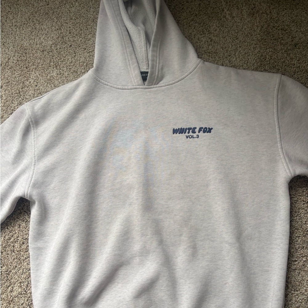 White Fox Boutique Gray Hoodie